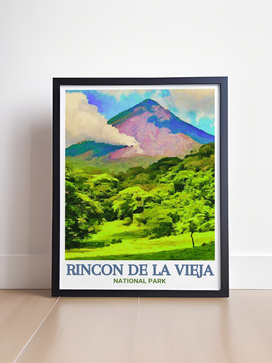 Bring the adventure of Costa Rica into your home with this Rincon de la Vieja Volcano art print a perfect piece of Costa Rica wall art that adds vibrancy and excitement to any space ideal for gifts or as a centerpiece in your home decor.