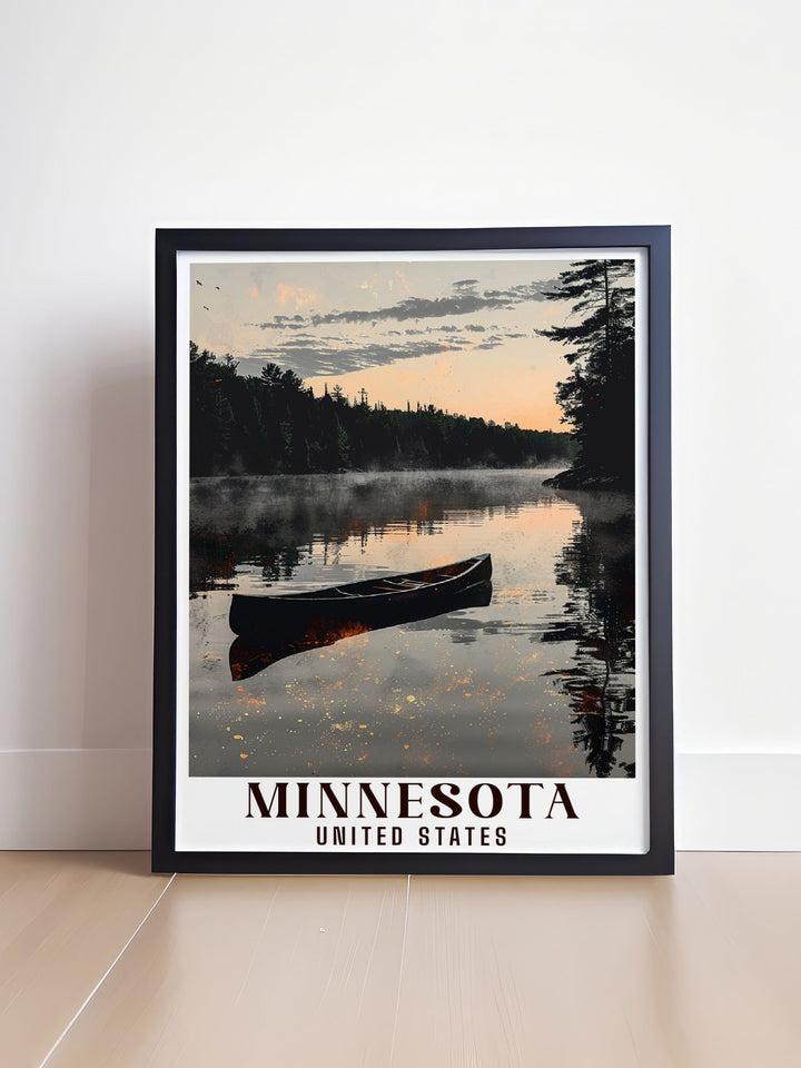 Captivating Boundary Waters Canoe Area Wilderness Stunning Prints offering a visually appealing piece of Minnesota Wall Art perfect for sharing the natural beauty of Minnesota with friends and family.