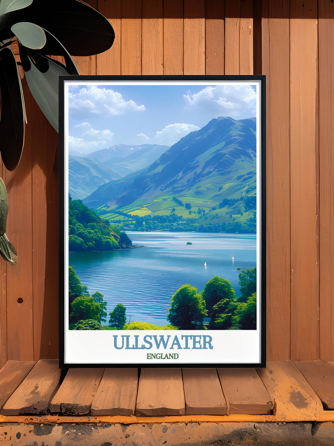 Framed print of the Lake District featuring Ullswater Lake a beautiful representation of the serene landscapes perfect for adding elegance to your wall decor and creating a calming atmosphere