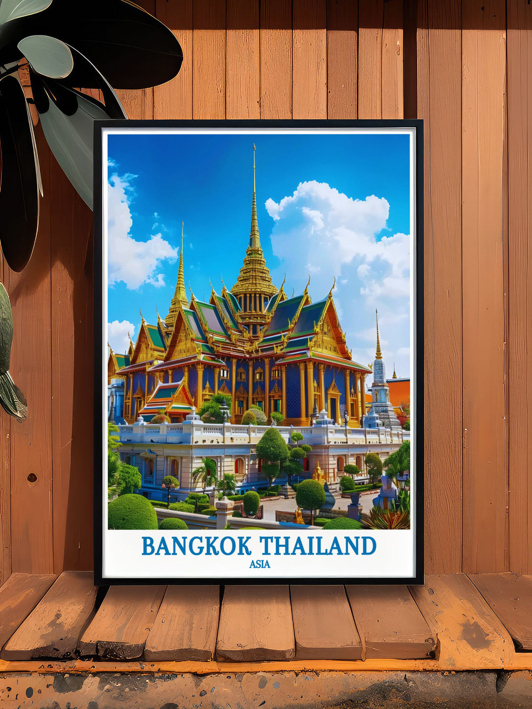 Bangkok cityscape art capturing the dynamic skyline and urban energy, perfect for those who love modern city views.