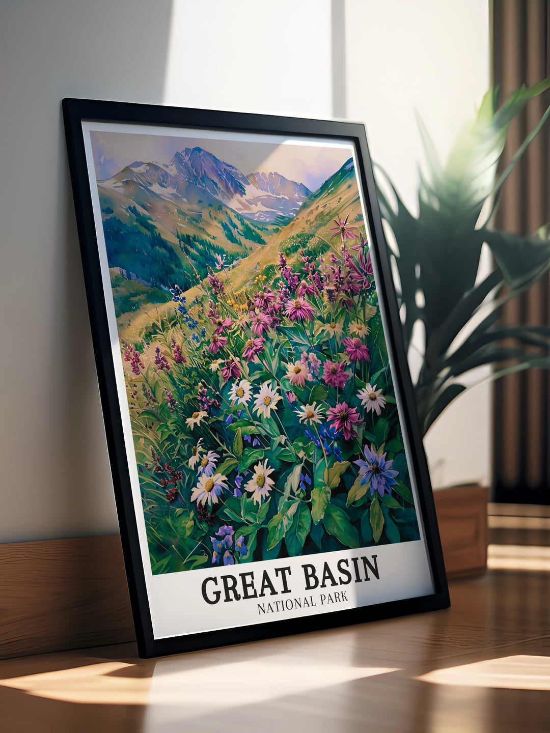 Great Basin National Park Print featuring Wheeler Peak and Upper Lehman Creek ideal for adding a touch of elegance and natural beauty to any space