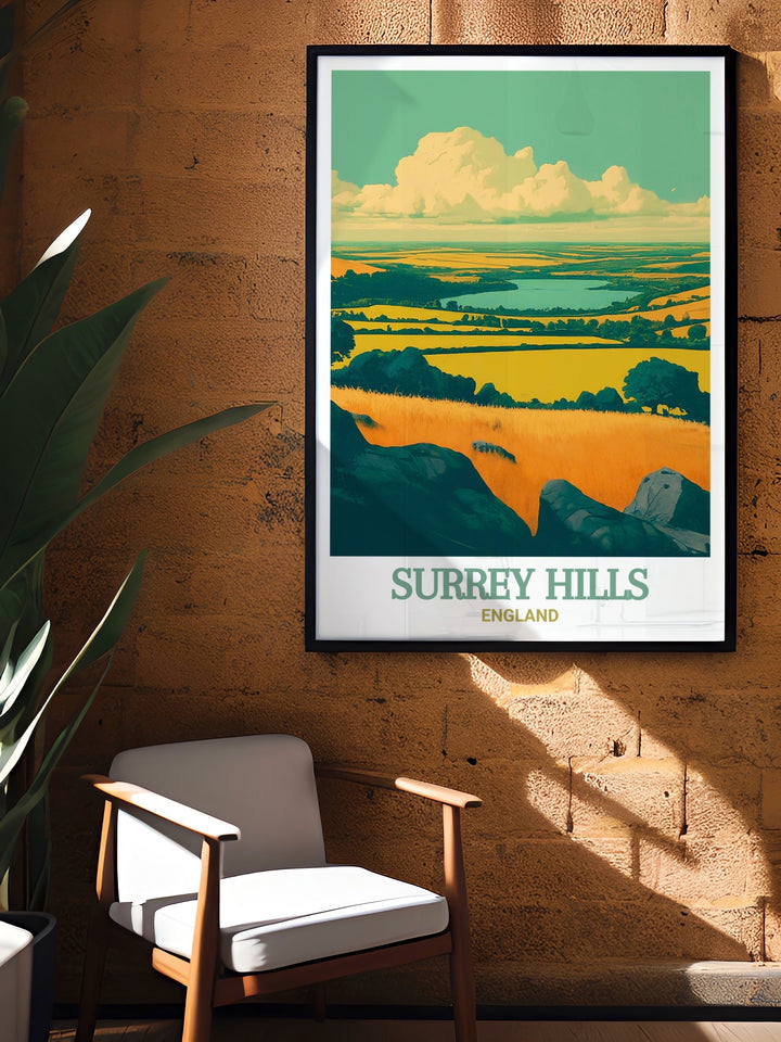 Adorn your walls with the natural charm of Newlands Corner in Surrey Hills through this carefully crafted canvas art. The print brings the peaceful landscapes of this AONB to life with rich colors and fine details, making it an excellent choice for nature lovers and art enthusiasts