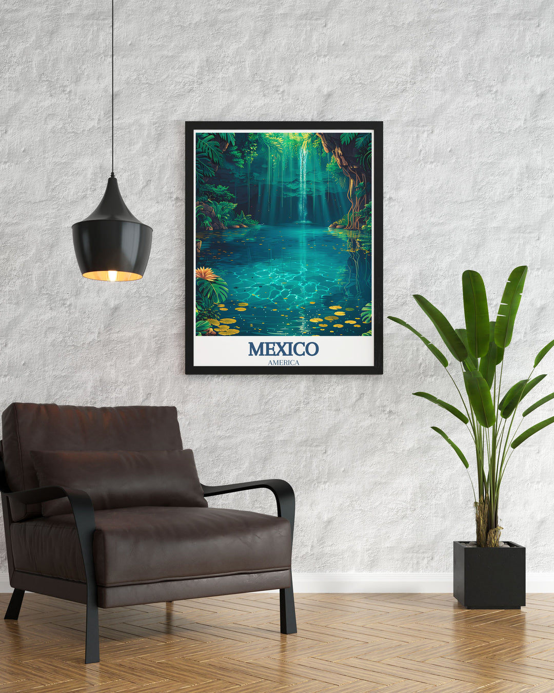 El Castillo Chichen Itza stunning print capturing the grandeur of the ancient pyramid in Mexico offering a perfect wall decor piece for those who appreciate historical and cultural treasures in their living spaces