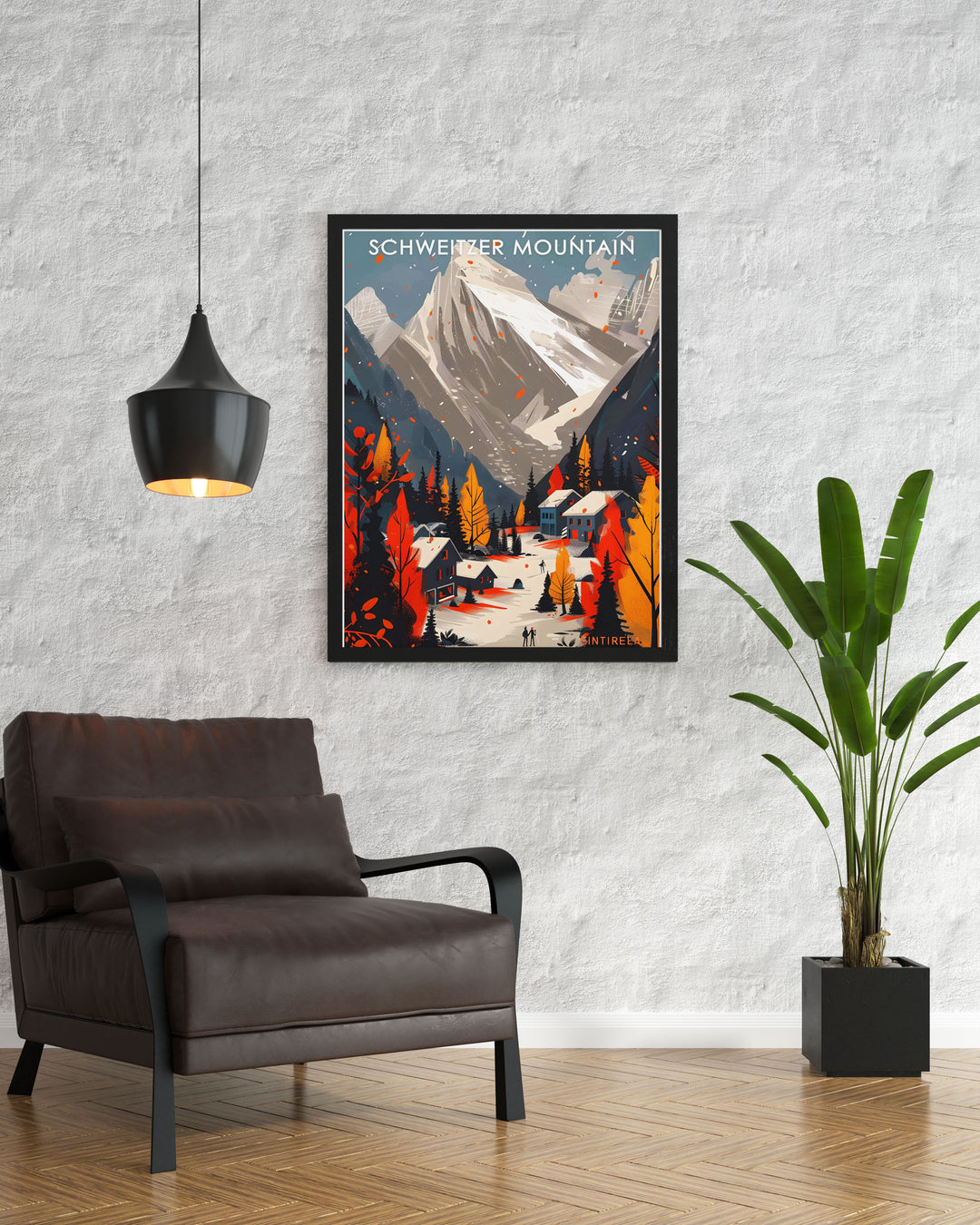 This Lake Pend Oreille Wall Art highlights the peaceful beauty of Idahos famous lake, seen from Schweitzer Mountain. The serene waters of Lake Pend Oreille paired with the majestic mountain backdrop make this a stunning art piece for those who love both skiing and the tranquility of nature.