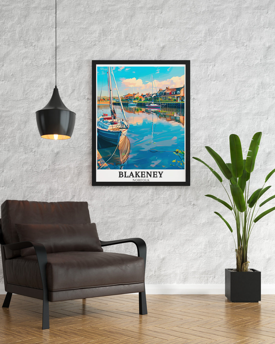 Blakeney Canvas Art offers a stunning portrayal of the Blakeney National Nature Reserve and its tranquil waters, making it an ideal choice for nature enthusiasts and travelers. This canvas print adds a calming touch to any home decor.