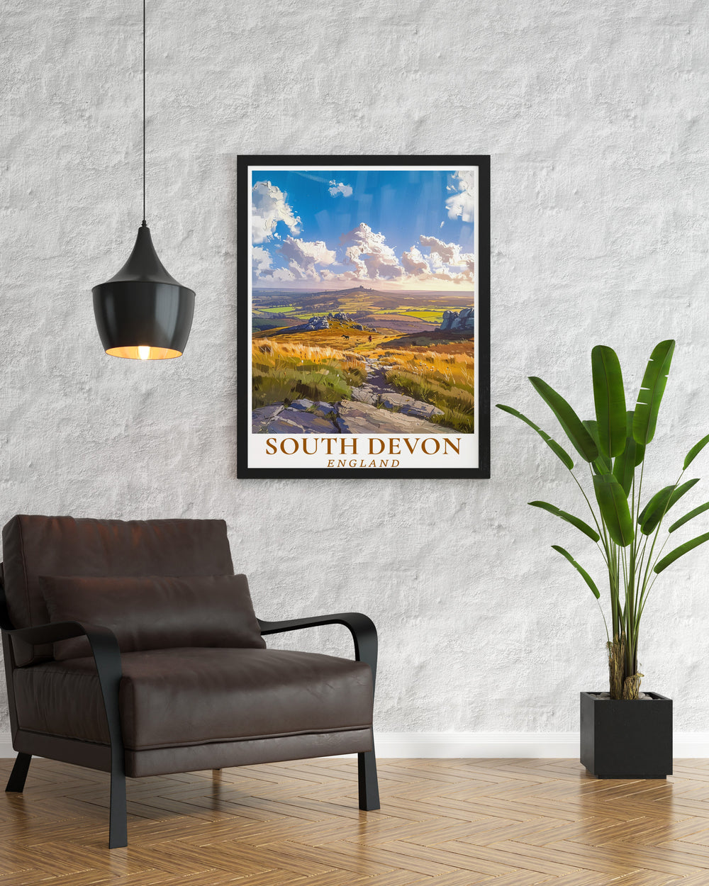 Dartmoor Modern Prints and South Devon Poster highlighting the charm of the UK countryside. These stunning art pieces are ideal for home decor and make wonderful gifts for birthdays anniversaries and other special occasions.