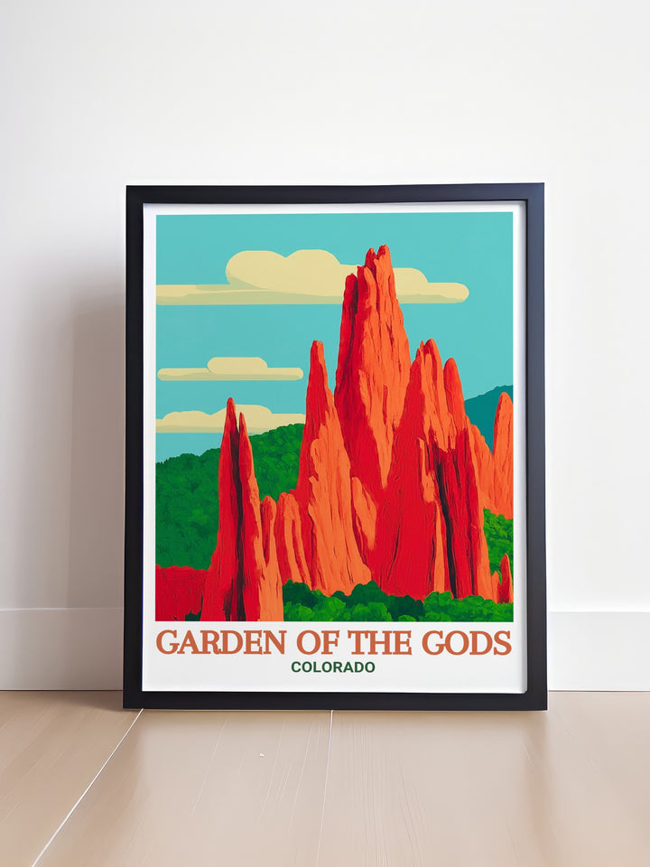 Tower of Babel modern prints from Gardens Of The Gods offering sophisticated wall decor for Colorado lovers