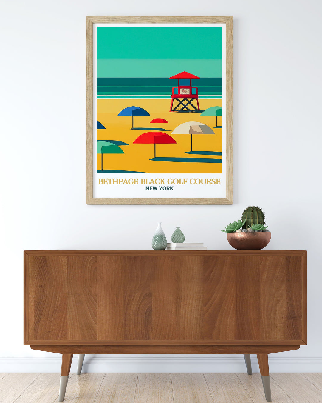 The Bethpage Black Framed Art is a must have for golf lovers. With stunning detail and vibrant colors, this artwork brings the excitement of the famous golf course into your living space, making it perfect for sports enthusiasts and collectors.