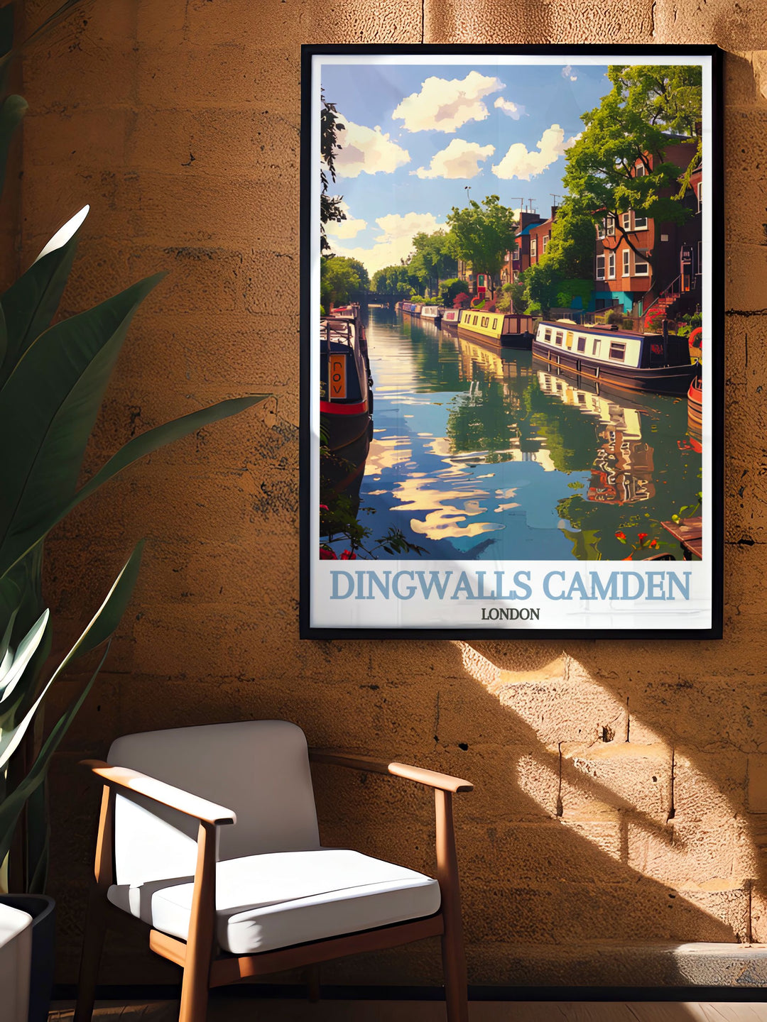 This art print of Dingwalls Camden showcases the venues rich musical heritage and lively atmosphere, making it a perfect piece for fans of live music and history.