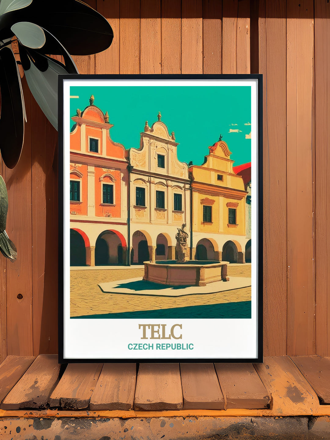 Bring the essence of Telč into your home with this captivating wall print of Zacharias of Hradec Square. The artwork celebrates the harmonious blend of Renaissance architecture and vibrant colors, making it a perfect addition to your art collection. Ideal for anyone who values the beauty of historic European landmarks