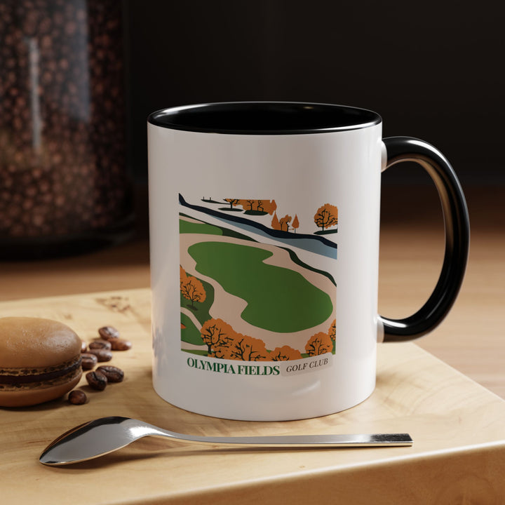 This Olympia Fields Country Golf Club mug combines artistic beauty with practical functionality. Featuring detailed artwork of the club’s scenic landscapes and historic buildings, it is made from high-quality ceramic, dishwasher safe, and perfect for coffee or tea lovers.