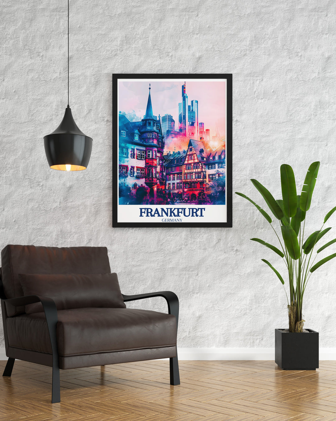 A striking canvas art print of Römerberg in Frankfurt am Main, capturing the squares historic charm and vibrant atmosphere. The detailed design and vibrant colors make this print a stunning addition to any decor, perfect for those who wish to bring the cultural heritage of Frankfurt into their living spaces.