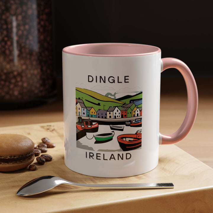 Celebrate the beauty of Dingle with this stylish Ireland mug. Featuring vibrant artwork of the town’s landscapes, it’s perfect for coffee or tea. This practical and artistic mug makes a great gift for those who cherish Irish culture.