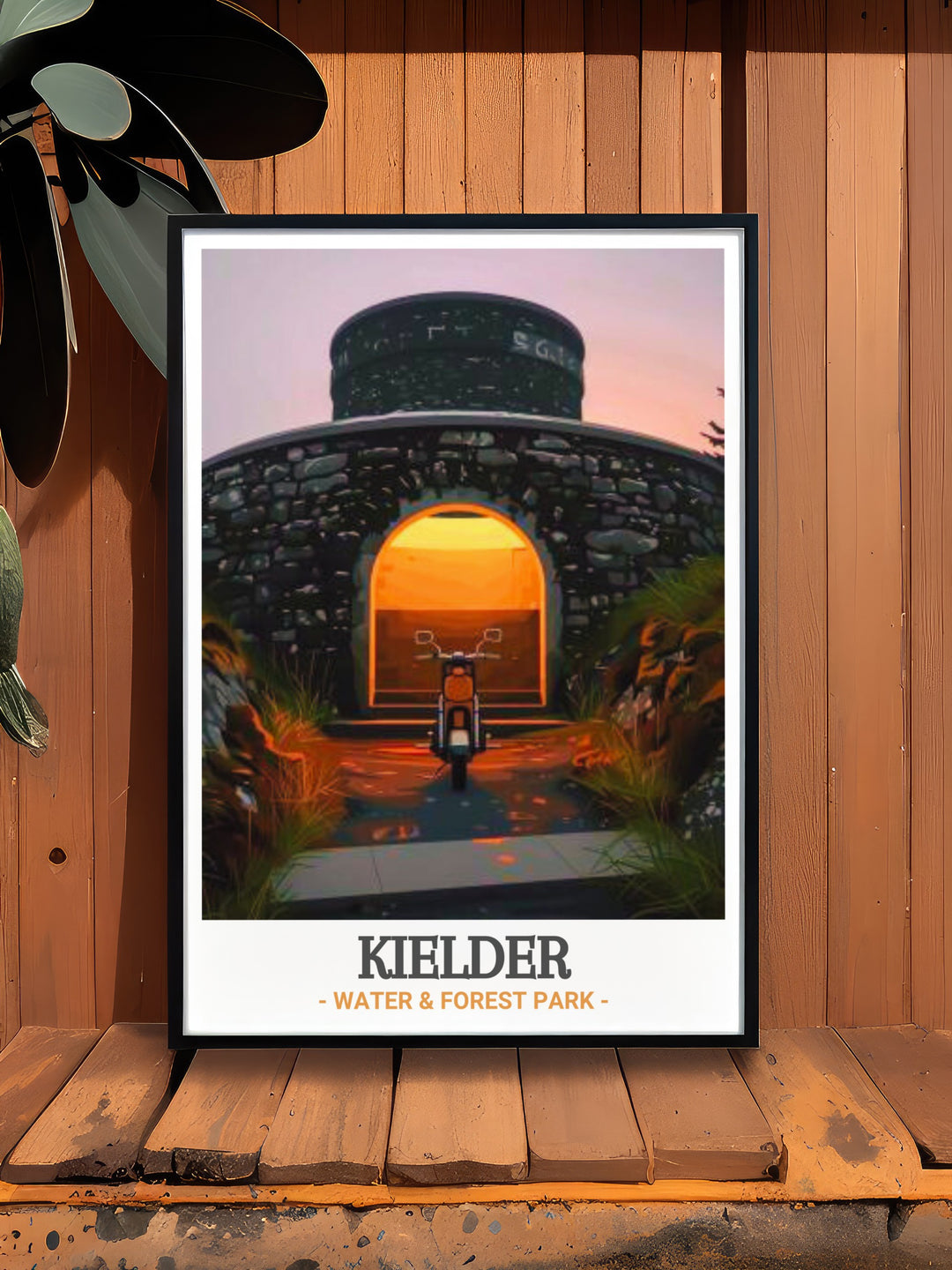 Elegant print of Kielder Skyspace, capturing the geometric structure and natural beauty of one of Kielder Water & Forest Parks most iconic art installations. The detailed illustration and vibrant colors make this print a beautiful addition to any home decor.