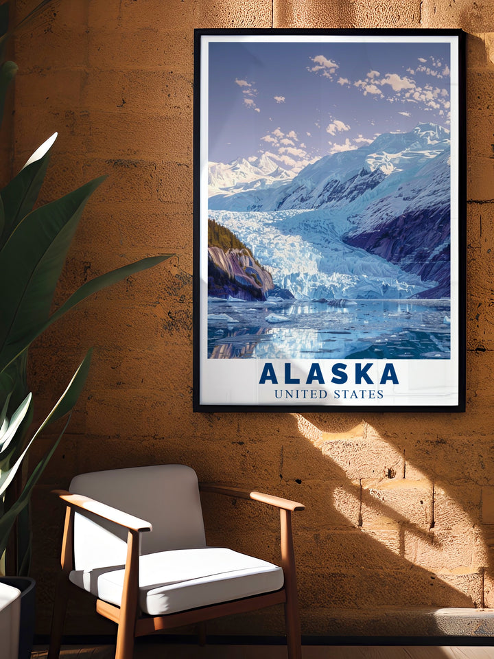 Celebrate the beauty of Alaska with our Mendenhall Glacier canvas art. The vivid colors and intricate details bring to life the awe inspiring glacier, making it a wonderful gift for anyone who has a passion for travel and nature.