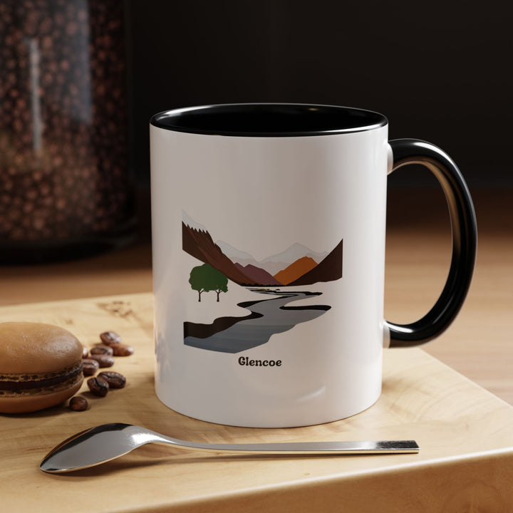 Enjoy your favorite drink with this Glencoe mug, featuring a vivid design inspired by Scotland’s Highlands. Durable and dishwasher-safe, it blends functionality with artistry, making it a standout piece in any collection.