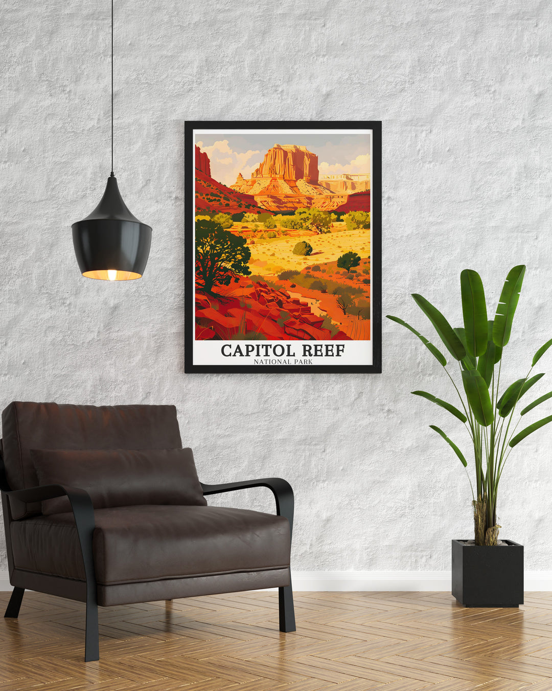 Capitol Reef Art Print offers a stunning portrayal of the vibrant red rock formations found in Capitol Reef National Park. A must have for anyone inspired by Utahs rugged landscapes and unique geological wonders.