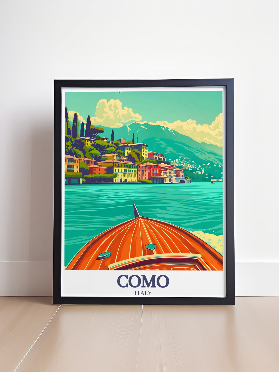 Vintage train lovers will adore this elegant Royal Scotsman art print alongside Lake Como Bellagio Village modern prints. Scotland travel comes alive through the timeless charm of the Royal Scotsman train combined with the beauty of Lake Como Italy.