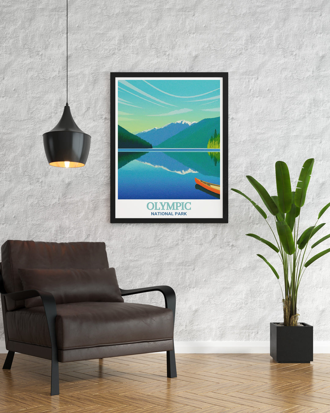 Inspire your next outdoor adventure with this Lake Crescent wall poster, showcasing the stunning water views and serene landscapes of Olympic National Park. The detailed imagery and vibrant colors make it a standout piece for any room that celebrates nature.