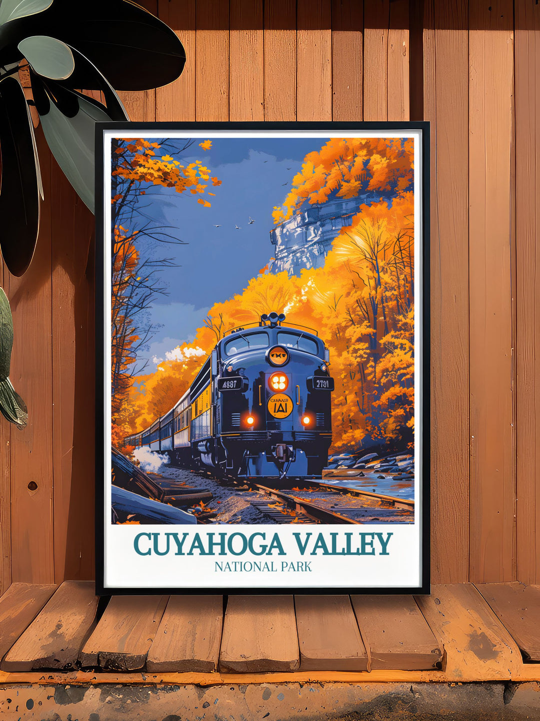 Captivating canvas art of Cuyahoga Valley National Park, featuring a panoramic view of the lush forests and winding river. Perfect for nature lovers and those who appreciate scenic landscapes.