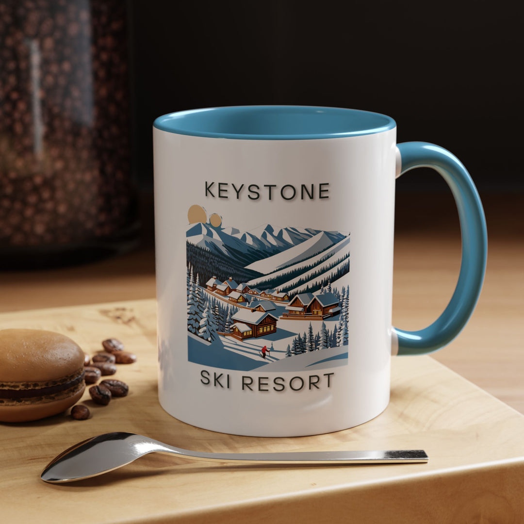 This Keystone Ski Resort mug captures the excitement of the slopes through vibrant designs. Crafted from durable ceramic and dishwasher-safe, it is ideal for coffee or tea lovers and makes a meaningful gift for fans of Keystone’s adventurous spirit.