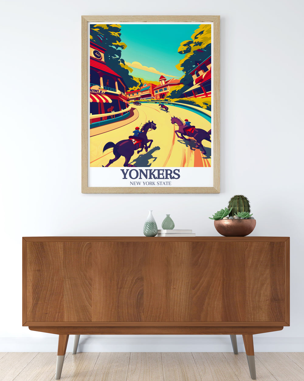 Elegant Yonkers wall art showcasing Yonkers Raceway Empire City Casino in stunning prints great for living room decor and making memorable gifts for anniversaries birthdays and Christmas