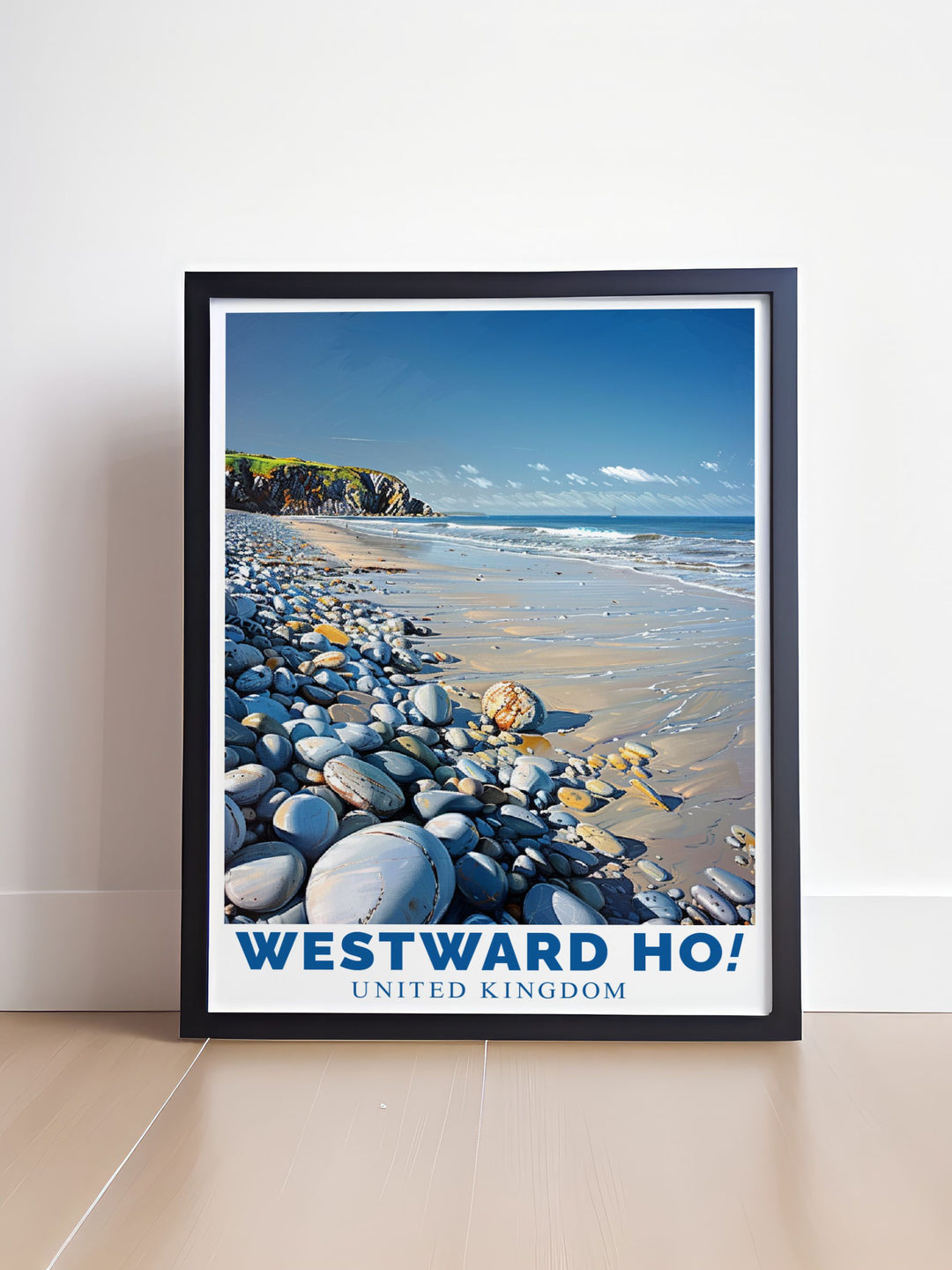 Transform your home with Pebble Ridge coastal art featuring modern prints of Devons pebble formations these elegant prints make perfect wall decor for any room providing a touch of seaside charm and sophistication ideal for coastal living enthusiasts