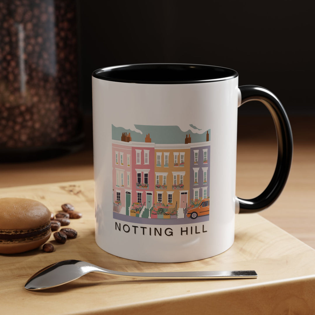 Celebrate Notting Hill with this beautifully crafted London mug. Featuring colorful designs of Notting Hill’s famous streets, it’s perfect for coffee and tea enthusiasts. The mug is dishwasher and microwave safe for everyday use.