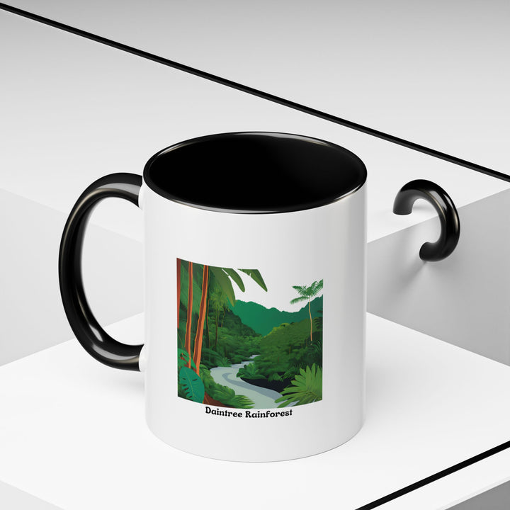 Celebrate Australia’s natural wonder with this Daintree Rainforest mug featuring detailed tropical designs. Durable ceramic construction ensures everyday use, while its dishwasher-safe design makes it an excellent gift or keepsake.