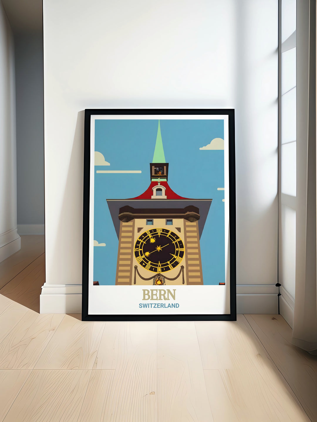 Discover the elegance of Bern with our Federal Palace artwork showcasing the architectural splendor of Switzerlands seat of government. These Bern travel prints are perfect for adding a touch of sophistication and Swiss charm to your living space