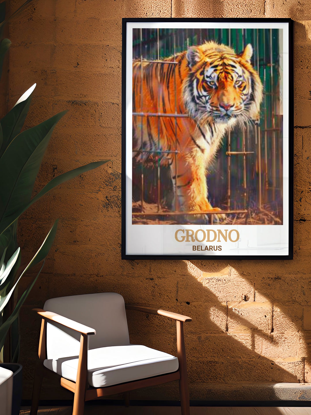 This beautiful artwork of Zoo Grodno captures the serene and vibrant atmosphere of one of Belaruss top attractions. The perfect gift for wildlife enthusiasts and travelers, this print adds a unique and artistic flair to your home decor.