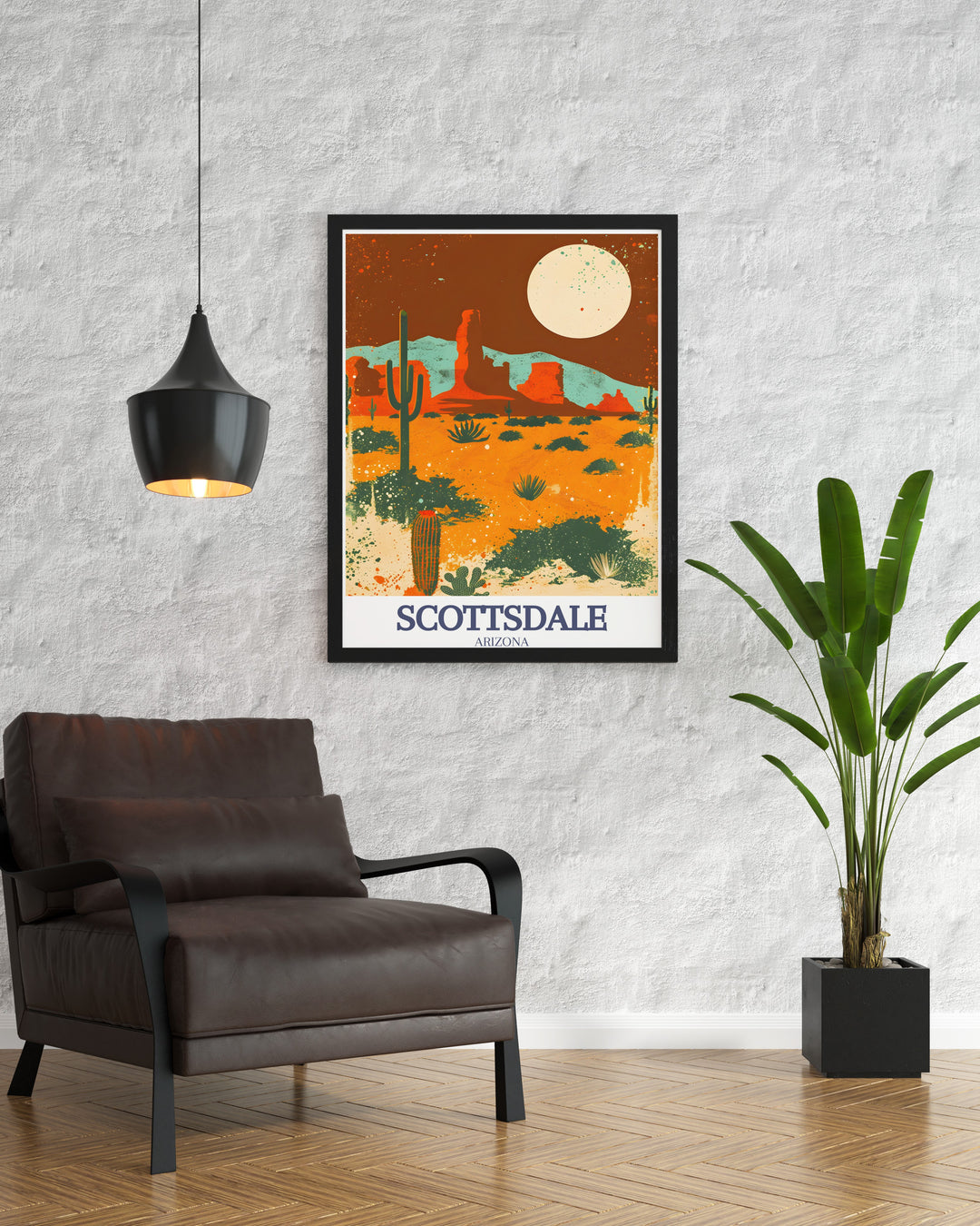 Showcase your love of Arizonas natural wonders with this Scottsdale Art Print, featuring the breathtaking views of Red Rock Canyon and Cathedral Rock. A perfect piece for outdoor enthusiasts and travelers alike.