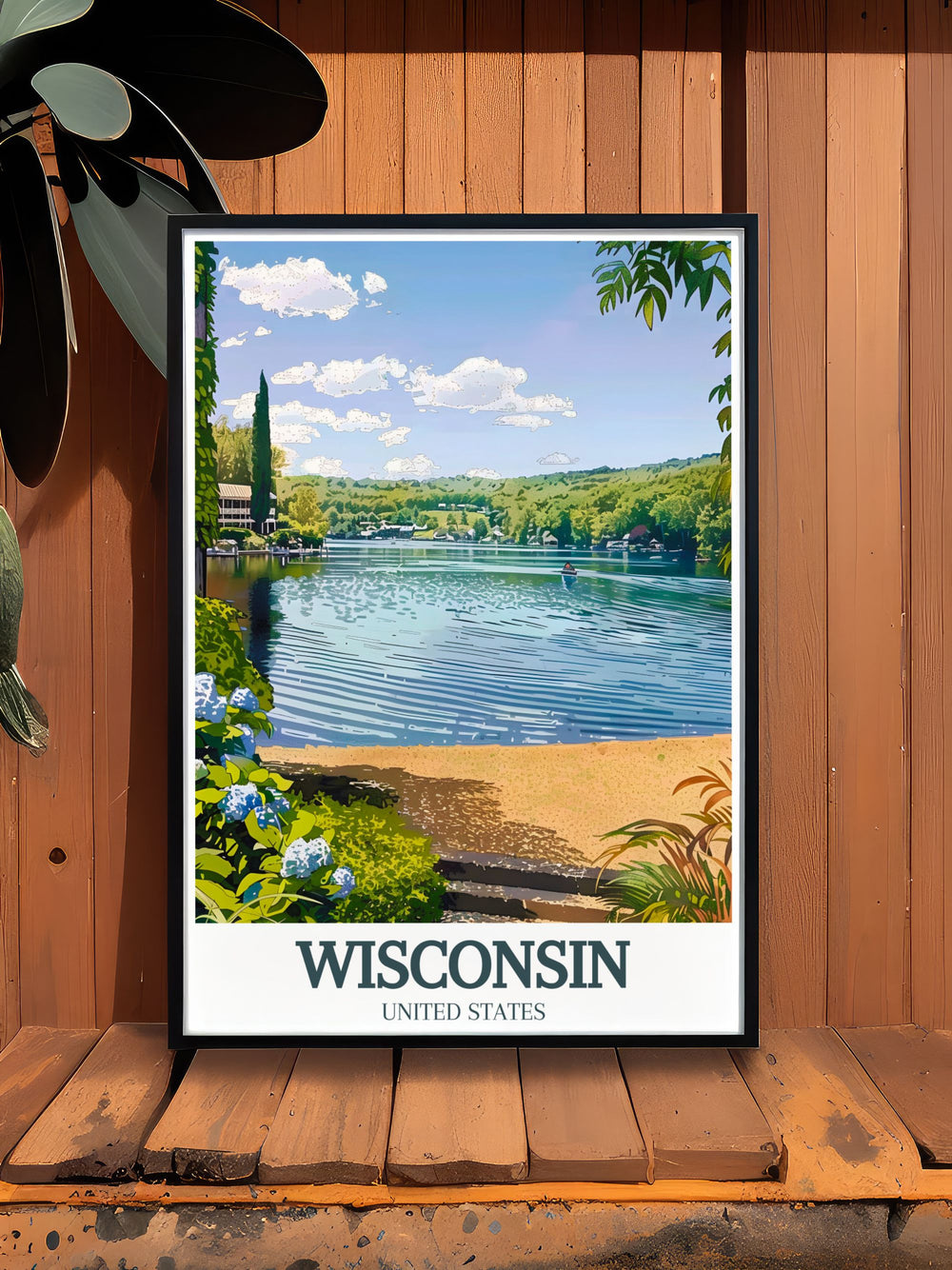 Detailed Sauk County Lake Delta Framed Prints showcasing tranquil scenes and high quality design ideal for any living space