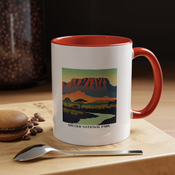 This Kruger National Park mug captures the essence of South Africa’s wildlife and landscapes. Ideal for nature lovers, it features vibrant artwork and is perfect for coffee or tea. Dishwasher and microwave safe, it makes a great gift or keepsake.