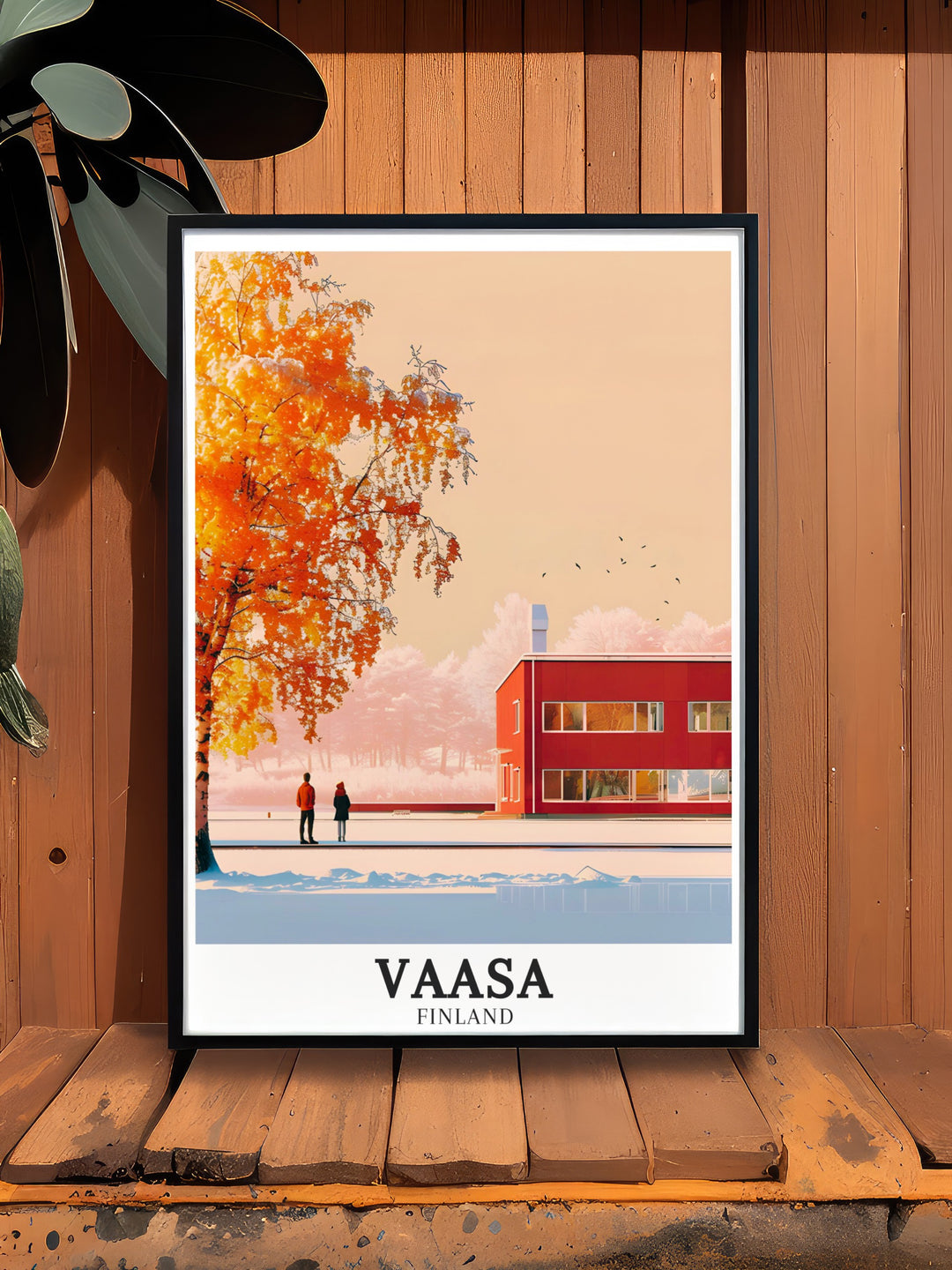 Explore the iconic Gulf of Bothnia through this detailed travel poster. With Vaasa University adding a touch of architectural beauty, this artwork celebrates the peaceful landscapes of Finlands western coast.