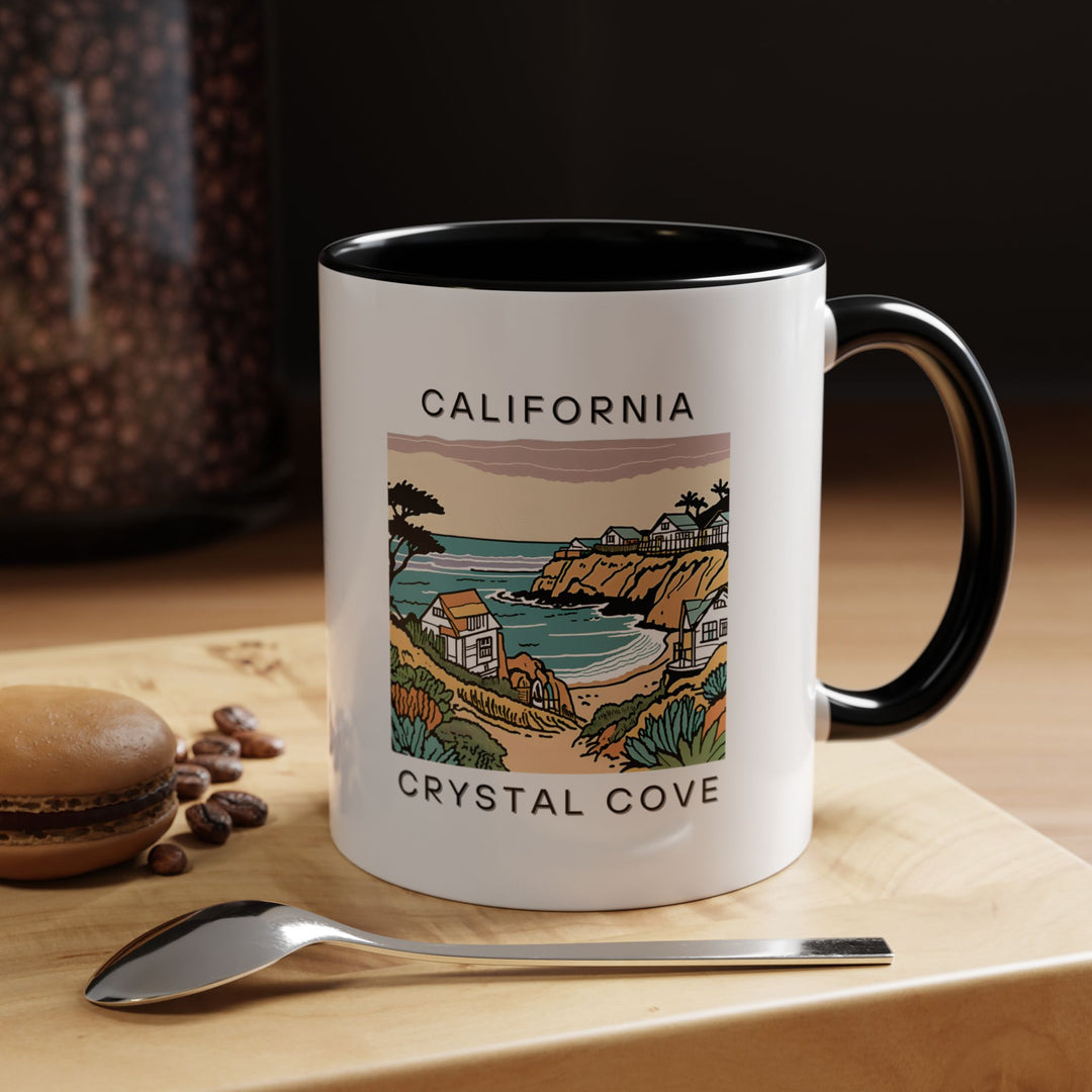 This Crystal Cove California mug brings the beauty of the beach to life with vibrant designs. Ideal for your favorite hot beverages, it is microwave and dishwasher safe. A perfect gift for anyone who appreciates California’s coastal landscapes and beach culture.