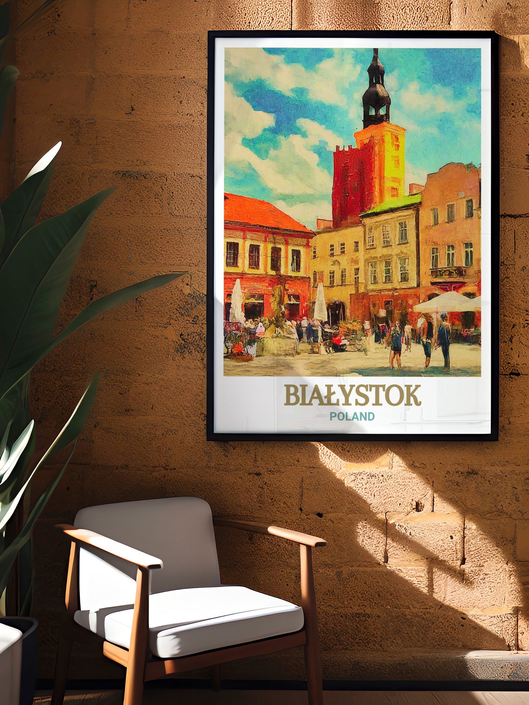 Kościuszko Market Canvas Art presents the colorful architecture and cultural importance of Białystoks central square. This travel print is perfect for adding a burst of vibrant Polish culture to any living space or as a thoughtful gift for art lovers.