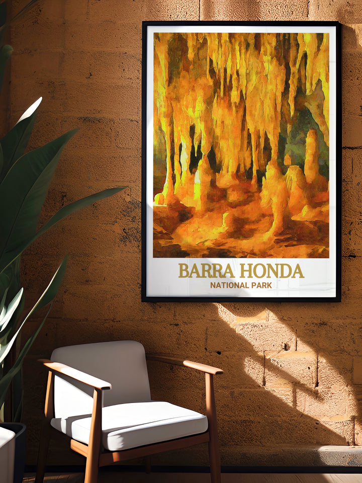 Barra Honda Poster brings the mystery and allure of Barra Honda National Park into your living space. This Costa Rica print is ideal for those who appreciate the unique geological formations and ancient caves that make this park one of the most fascinating destinations in Costa Rica.