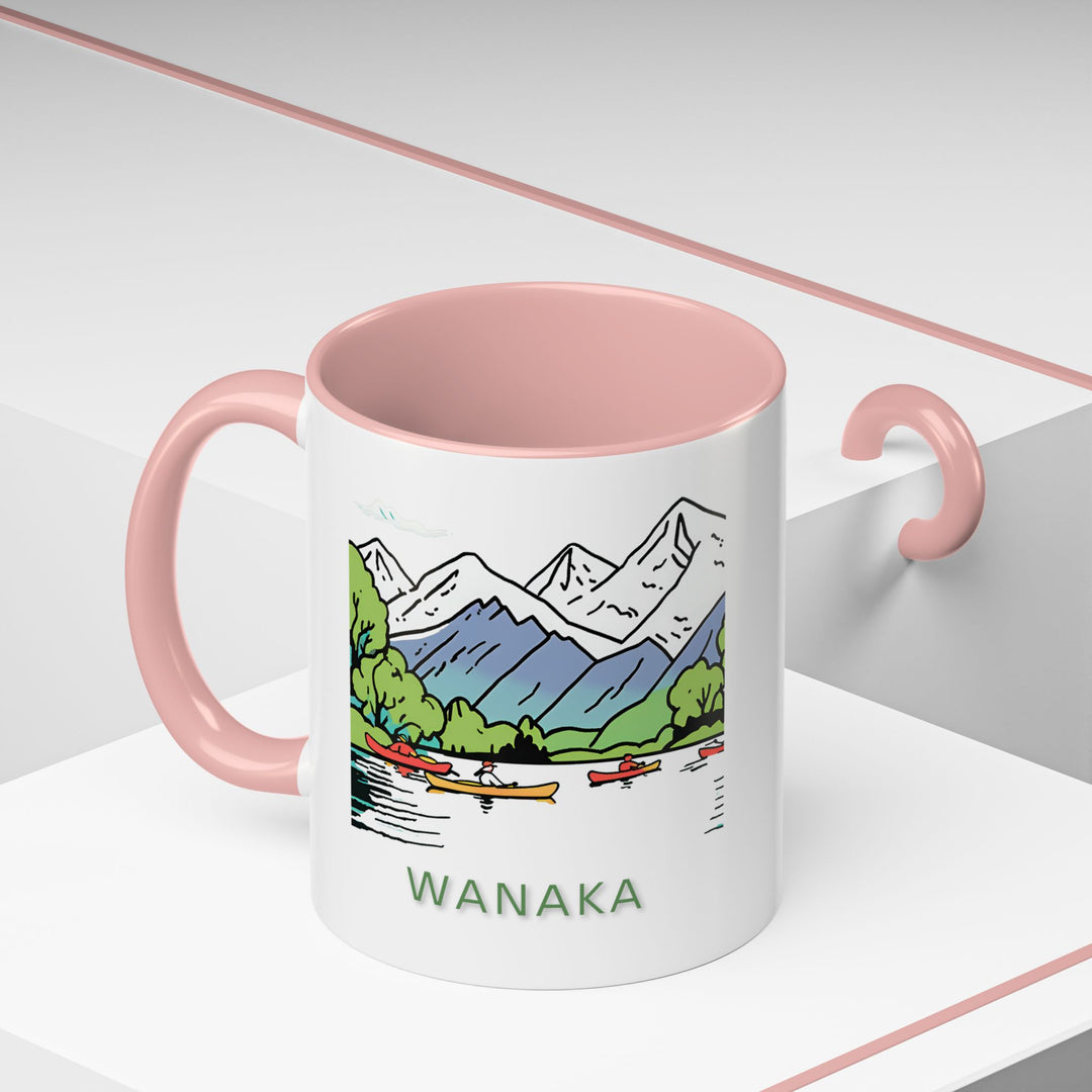 Enjoy the allure of Wanaka with this artistic mug featuring detailed illustrations of its iconic sights and natural beauty. Durable and dishwasher-safe, ideal for coffee or tea lovers and makes a meaningful gift for travelers, art enthusiasts, or anyone fond of Wanaka.