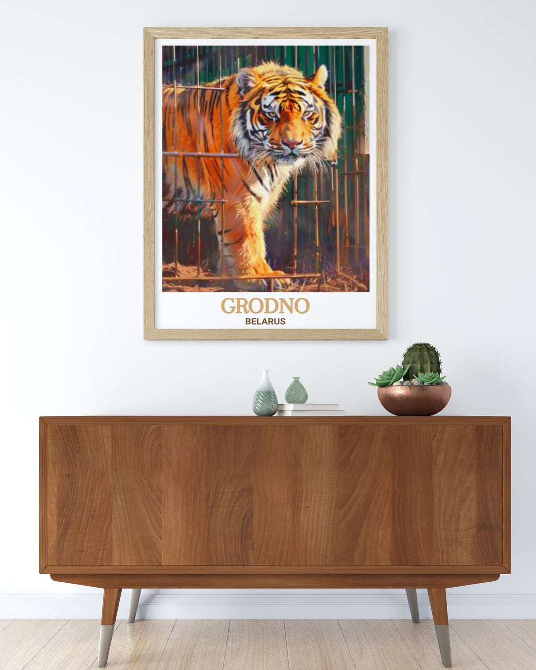 Celebrate Grodnos diverse attractions with this stunning travel print featuring Zoo Grodno. Whether youve visited or plan to, this art print adds a touch of Belarusian wildlife and history to your space, creating a striking visual statement. .