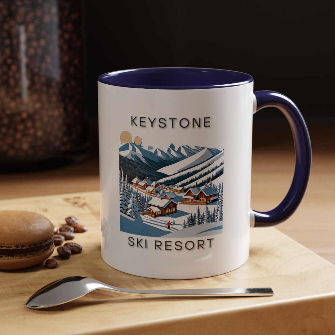 A beautifully designed Keystone Ski Resort mug showcasing Colorado’s skiing charm. Perfect for coffee or tea lovers, it features intricate artwork inspired by Keystone’s snowy slopes. Durable and dishwasher-safe, it makes a thoughtful gift or keepsake for travelers and skiers.