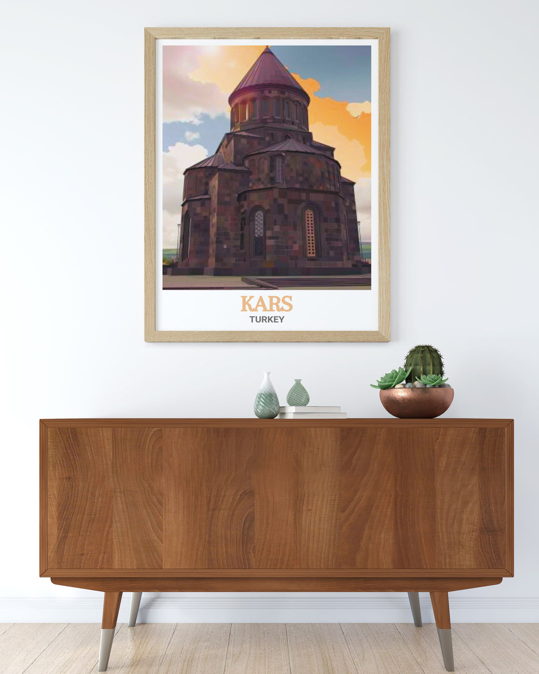 Enhance your home with Church of the Holy Apostles artwork in beautiful Turkey travel prints these modern prints showcase the architectural beauty and historical significance of one of Kars most iconic landmarks creating a captivating focal point in any room