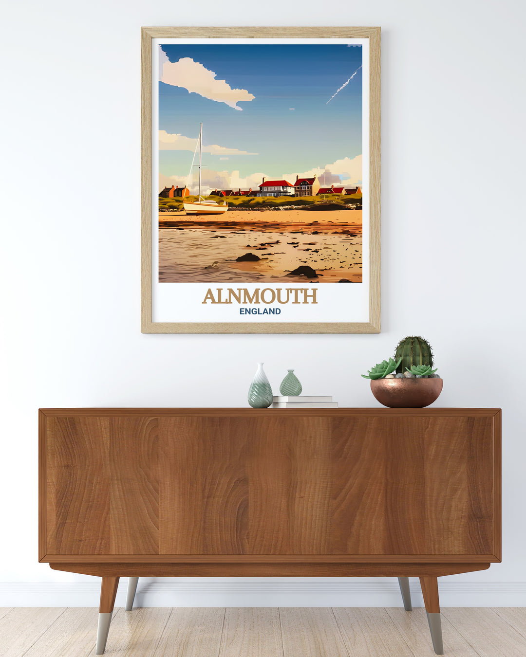 Celebrate the charm of Northumberland with our Alnmouth Beach print an exquisite piece of art that captures the stunning scenery of this coastal gem perfect for gifting or personal decor