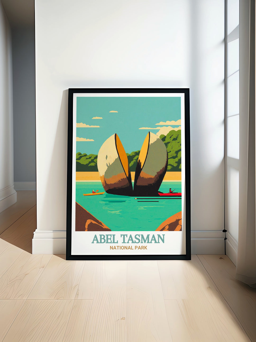 Experience the beauty of Split Apple Rock with this stunning New Zealand Wall Art perfect for bringing the serene landscapes of South Island NZ into your home ideal for nature enthusiasts and travel lovers seeking elegant home decor