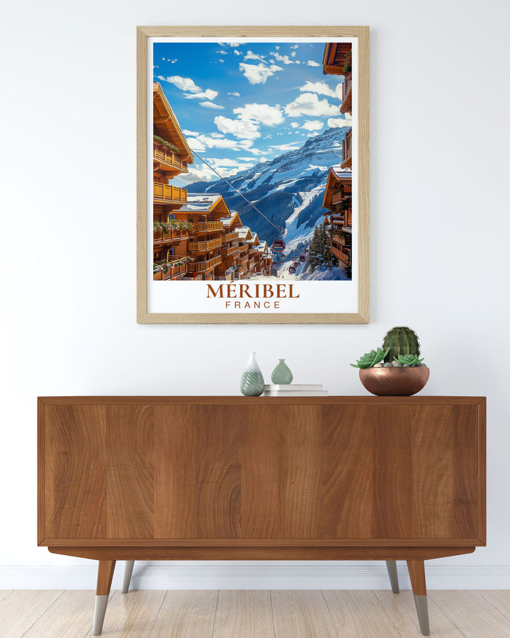 Stunning La Chaudanne framed prints bring the dynamic energy of the slopes into your living room with vibrant snowboarding artwork