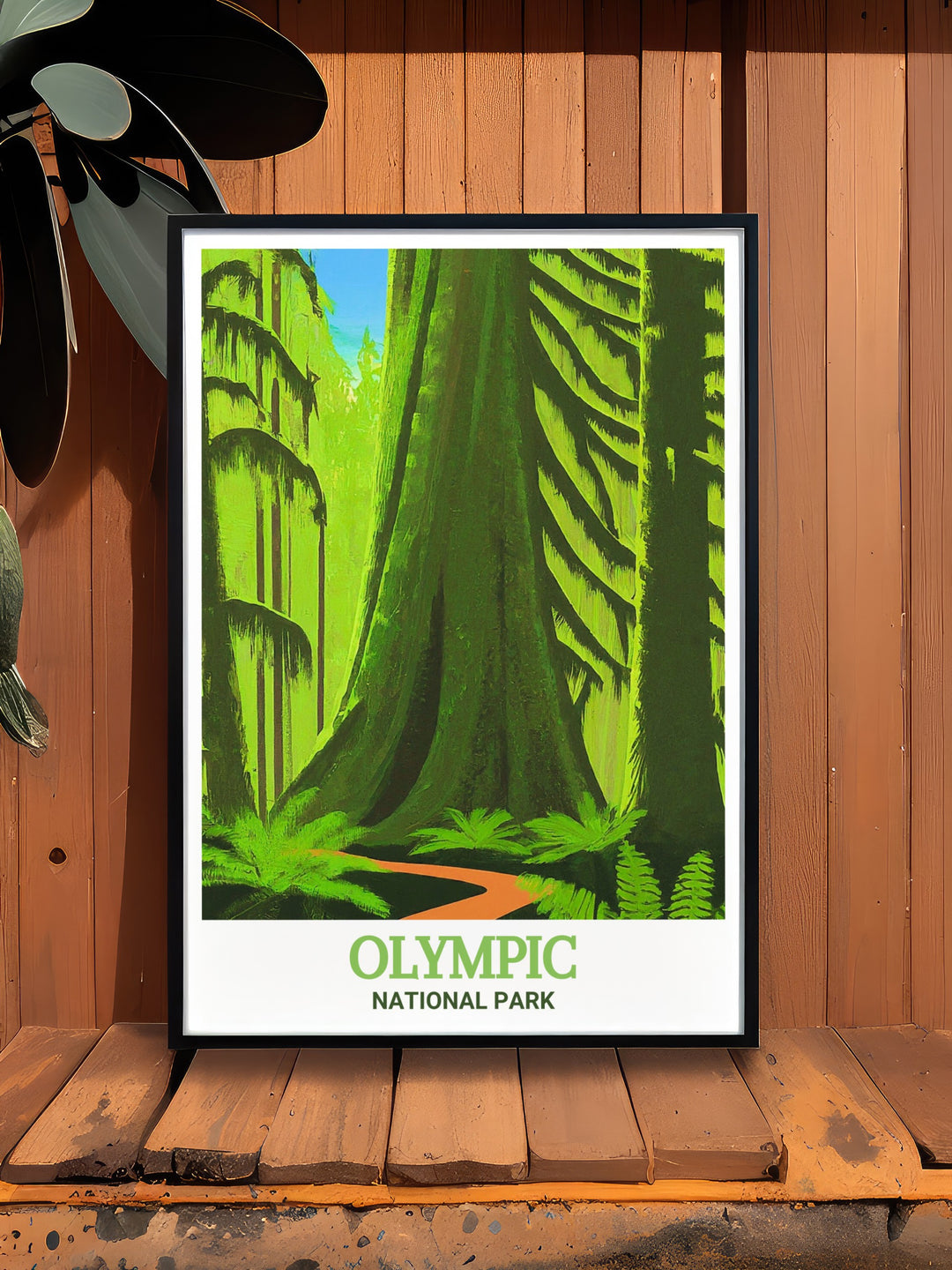 Discover the tranquil majesty of Hoh Rain Forest with this elegant art print, showcasing the dense canopies and mystical pathways that make this location a sought after destination for explorers. The fine details and soothing color palette create a calming ambiance perfect for relaxation and reflection.