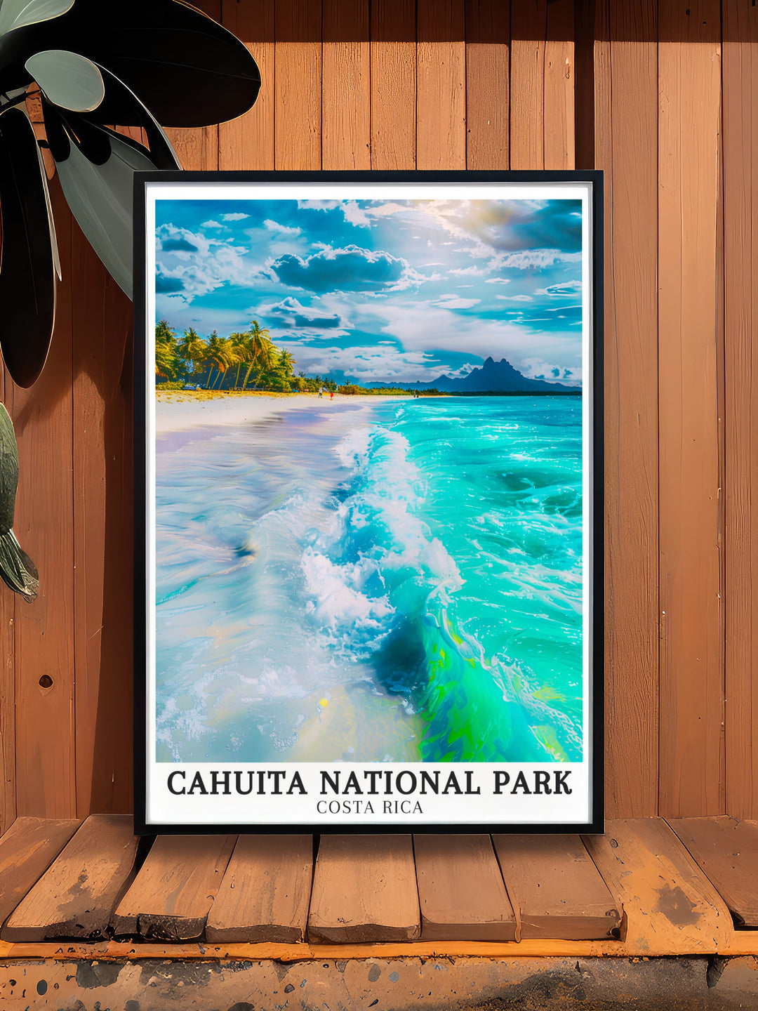 Cahuita Art Print captures the wild beauty of Cahuita National Park and the surrounding coast. From the tropical forests to the gentle shoreline of Negra Point, this print brings the untamed charm of Costa Rica into your living space.