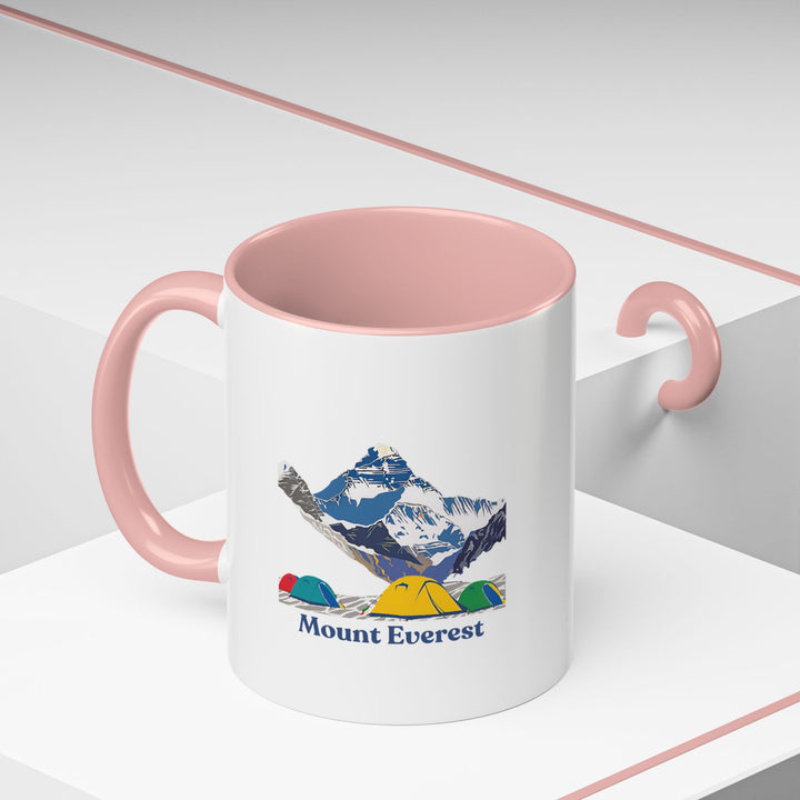 Enjoy the majesty of Mount Everest every day with this ceramic mug featuring bold designs inspired by the Himalayas. Dishwasher-safe and practical, it is perfect for coffee or tea lovers and makes a meaningful gift.