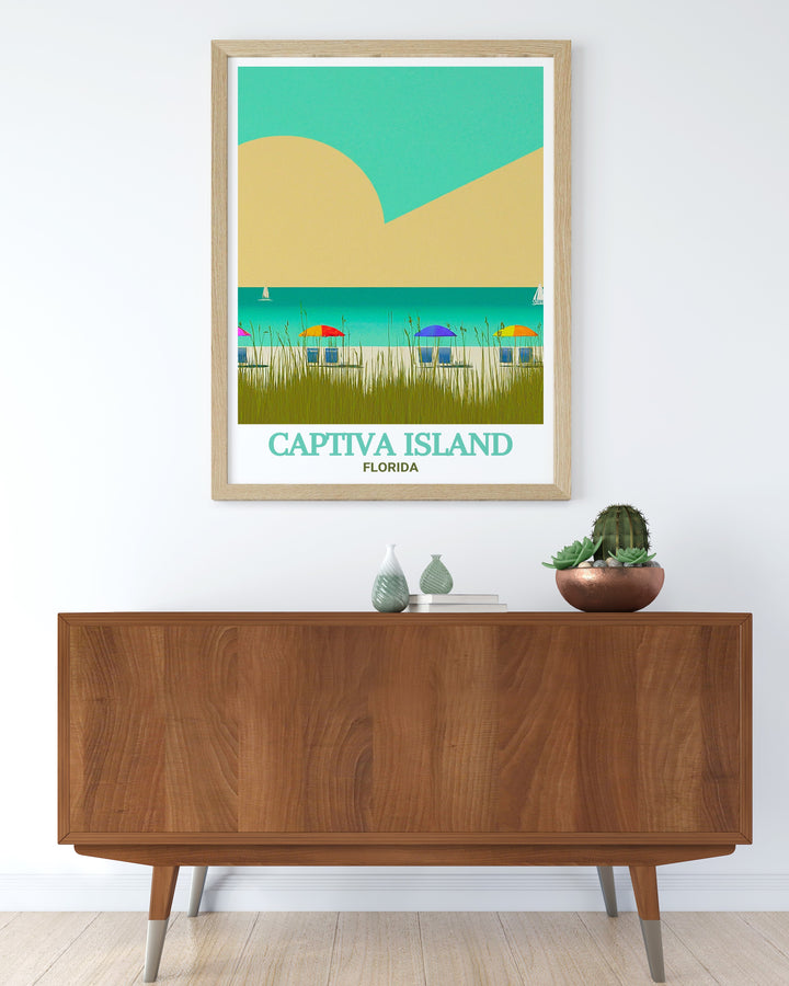 Immerse yourself in the peaceful ambiance of Captiva Beach with this stunning canvas art, featuring the golden hues of a Florida sunset over the gentle waves. Ideal for creating a calm and serene atmosphere in any room.