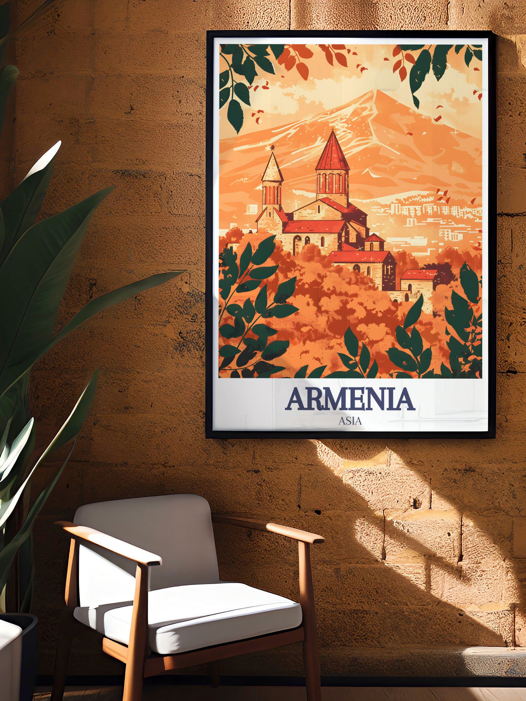 The Khor Virap Monastery canvas art beautifully captures the spiritual atmosphere of one of Armenias most famous religious landmarks. This travel print brings history, architecture, and natural beauty into your home, making it a thoughtful gift for travelers.